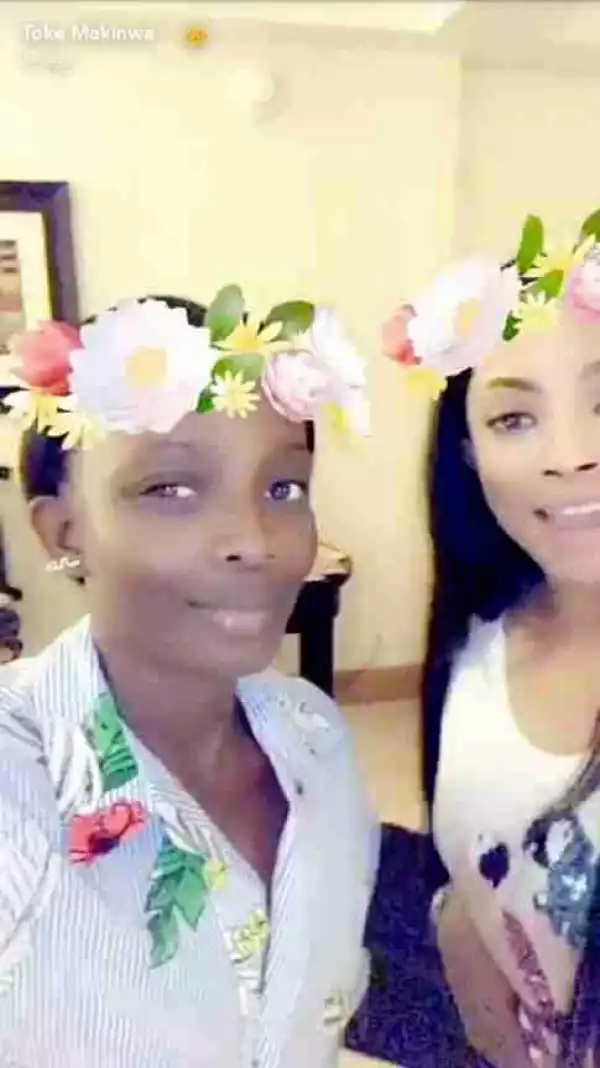 Toke Makinwa Rejoices As Her Younger Sister, Busayo Is Set To Marry A White Man
